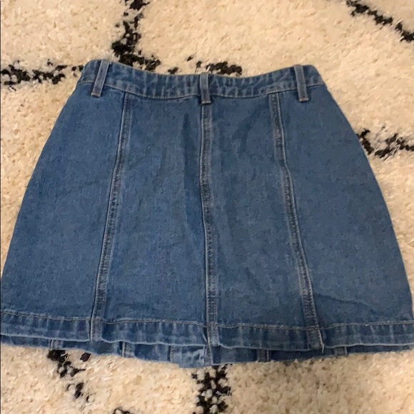 Forever 21 Button Up Denim Mini Skirt - Picture 2 of 2